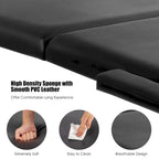 Costway 84L Portable Massage Table Adjustable Facial Spa Bed Tattoo