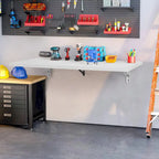 Floating Wall Mount Desk, Foldable Table for Home or Office