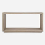 Rectangular Console Sofa Table - 60 - Brown
