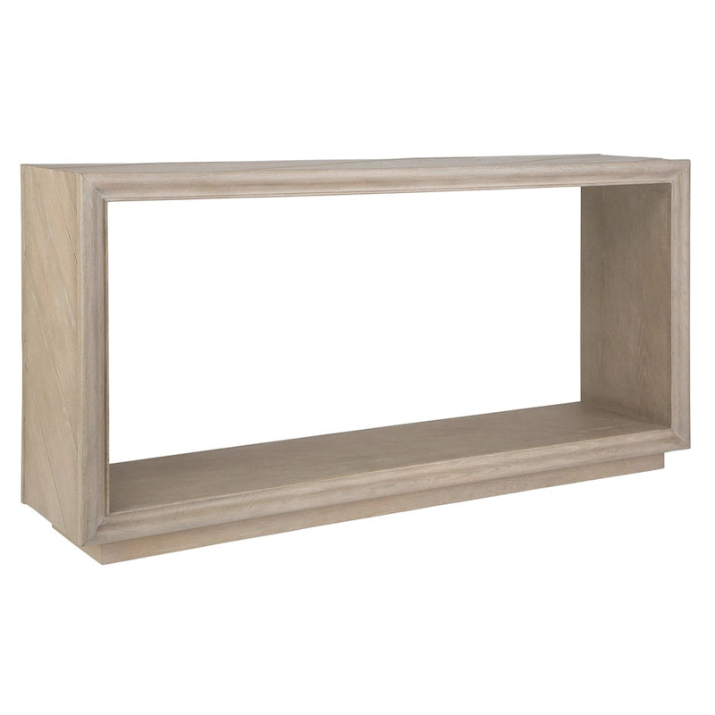 Rectangular Console Sofa Table - 60 - Brown