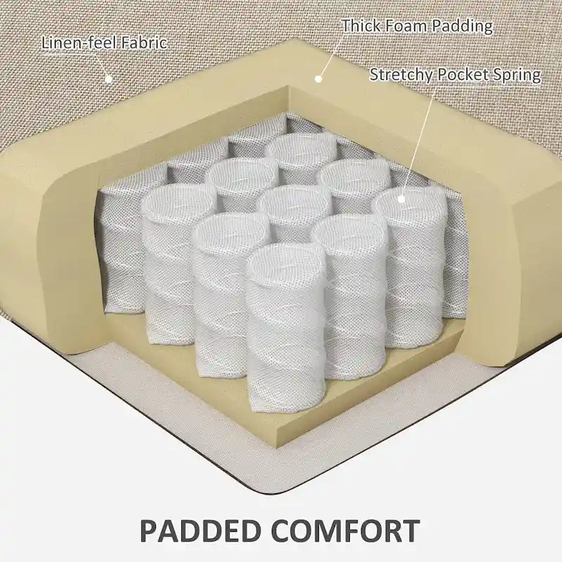 Electric Lift Recliner Chair for Seniors Adjustable Fabric Reclining Sofa with Remote and Side Pockets