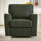 Accent Barrel Chair with Side Pockets360 Swivel Office Chair Chenille Armchair for Office