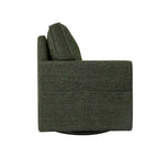 Accent Barrel Chair with Side Pockets360 Swivel Office Chair Chenille Armchair for Office