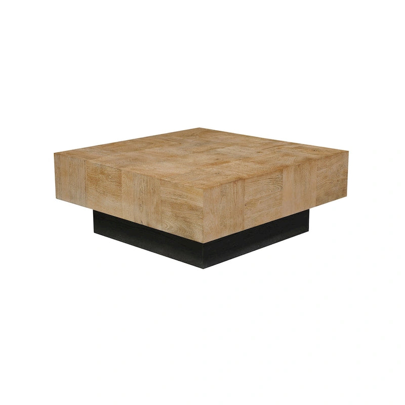 Caden 2-piece Solid Wood Living Room Table Set