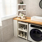 2PCS 3 Tier Detachable Floor Corner Shower Shelf Counter Corner