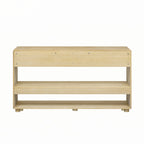 Console Table with Drawers and Shelves for Entryway