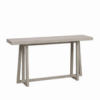 Stylish 60 Console Table, Rectangular Outdoor Entryway Table with Sturdy Construction for Hall Use