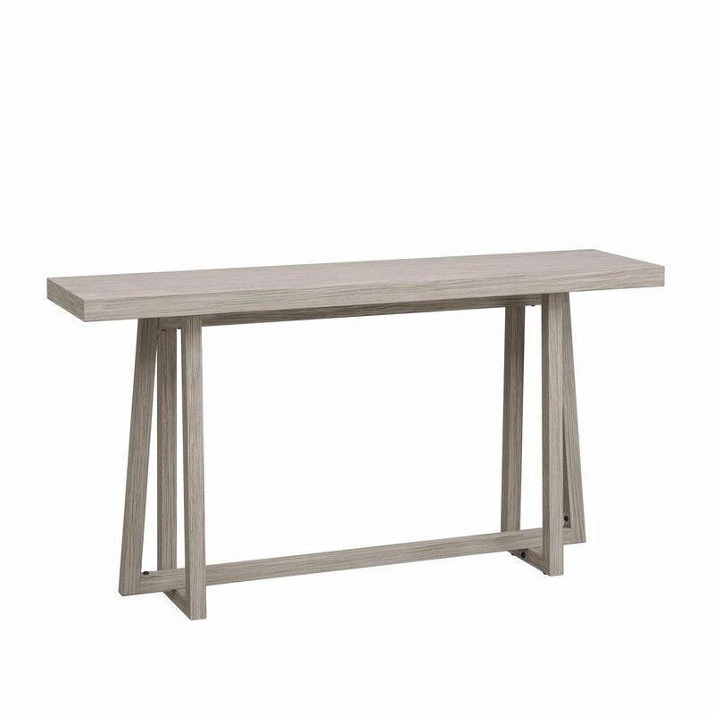 Stylish 60 Console Table, Rectangular Outdoor Entryway Table with Sturdy Construction for Hall Use