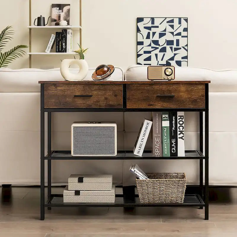 Costway Console Entryway Sofa Table with 2 Drawers for Entrance Living - See Details