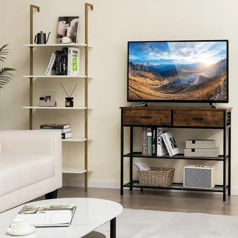 Costway Console Entryway Sofa Table with 2 Drawers for Entrance Living - See Details