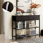 Costway Console Entryway Sofa Table with 2 Drawers for Entrance Living - See Details