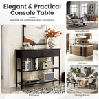 Costway Console Entryway Sofa Table with 2 Drawers for Entrance Living - See Details