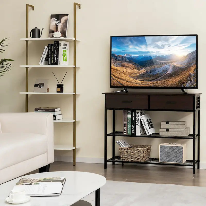 Costway Console Entryway Sofa Table with 2 Drawers for Entrance Living - See Details