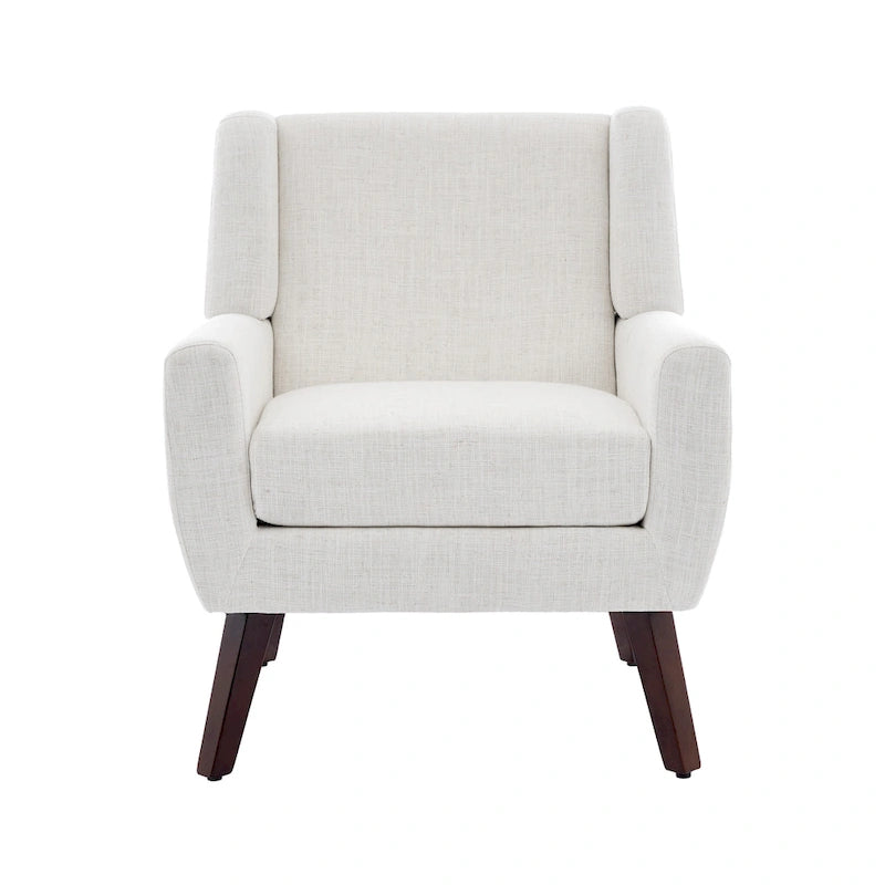 Wide Back Accent Chair with Wingback Design - Single Seater