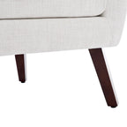 Wide Back Accent Chair with Wingback Design - Single Seater