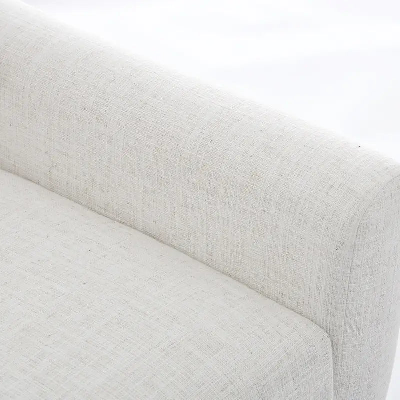 Wide Back Accent Chair with Wingback Design - Single Seater