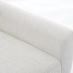 Wide Back Accent Chair with Wingback Design - Single Seater