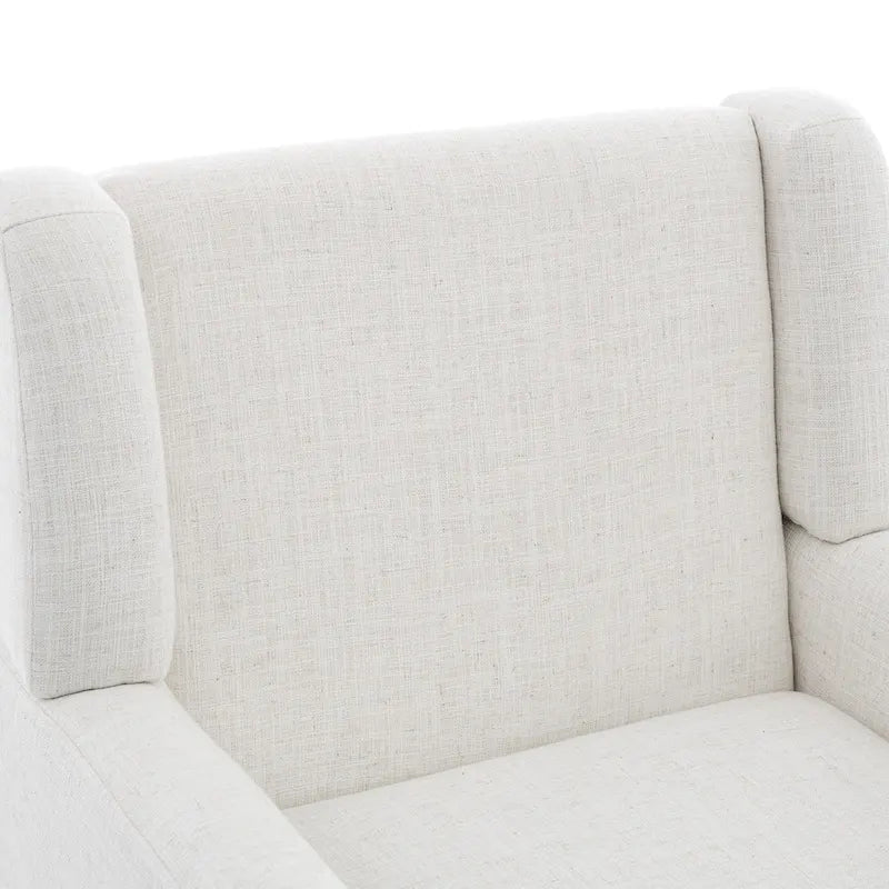 Wide Back Accent Chair with Wingback Design - Single Seater