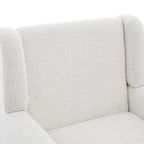 Wide Back Accent Chair with Wingback Design - Single Seater