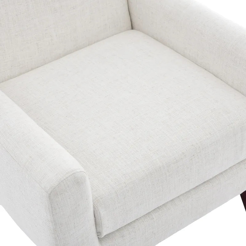 Wide Back Accent Chair with Wingback Design - Single Seater