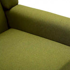Wide Back Accent Chair with Wingback Design - Single Seater