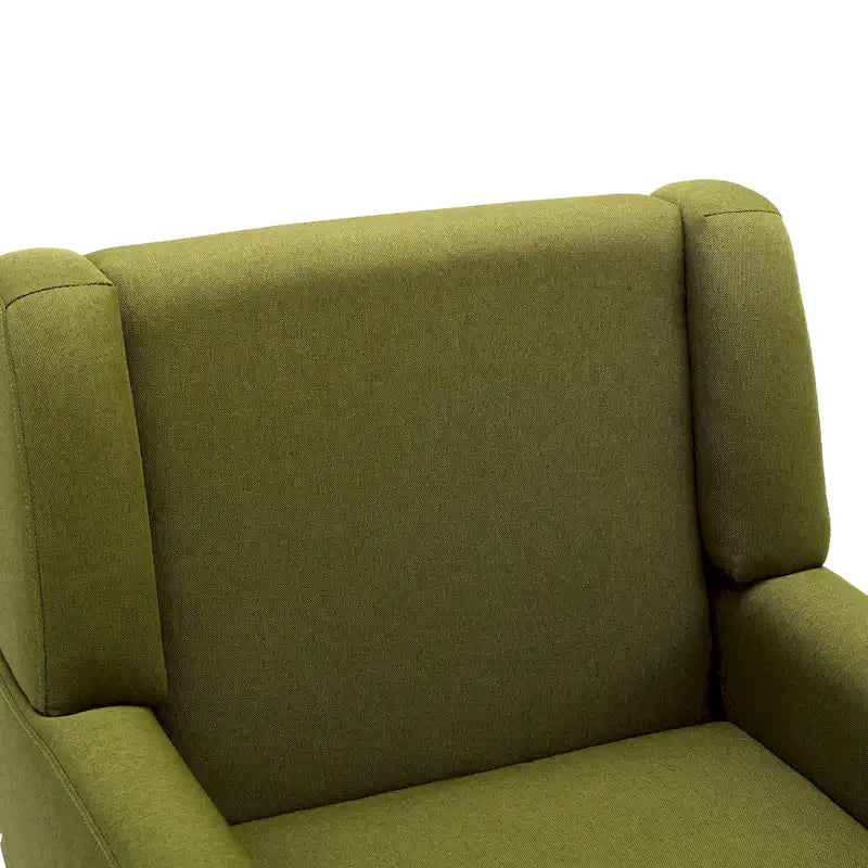 Wide Back Accent Chair with Wingback Design - Single Seater