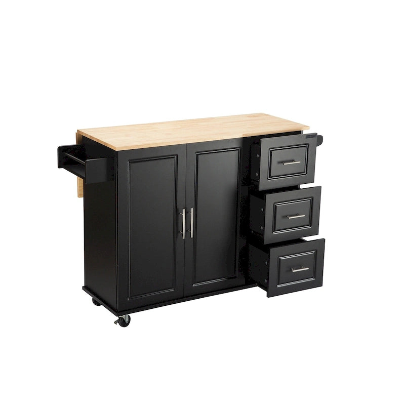 Kitchen Island & Kitchen Cart(no include stool)