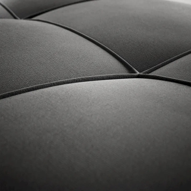 Grey Convertible Sleeper Loveseat with Pull-Out Bed