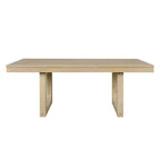 60-78 Extendable Dining Table, Farmhouse Wooden Kitchen Table with Removable Leaf, Large Expanding Table for 4-8
