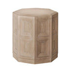 Kizie Accent Side End Table, Tawny Brown Wood, Rectangular 20 Inch