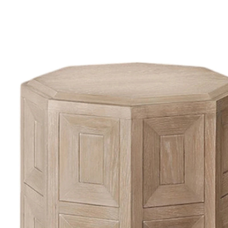 Kizie Accent Side End Table, Tawny Brown Wood, Rectangular 20 Inch