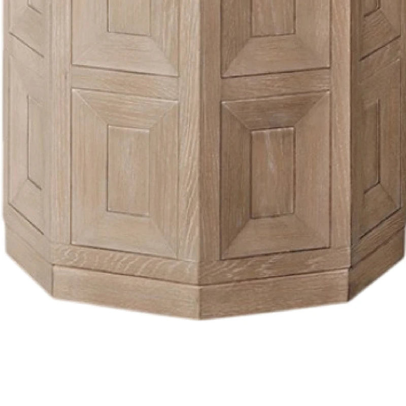 Kizie Accent Side End Table, Tawny Brown Wood, Rectangular 20 Inch