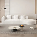 123.2 Corduroy Cloud 4-Seater Sectional Sofa