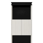 Full Size Murphy Bed with Desk and Storage Shelves