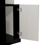 Full Size Murphy Bed with Desk and Storage Shelves