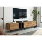 76 TV Stand with Doors & Large Storage for TVs Up to 80
