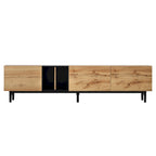 76 TV Stand with Doors & Large Storage for TVs Up to 80