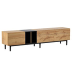 76 TV Stand with Doors & Large Storage for TVs Up to 80