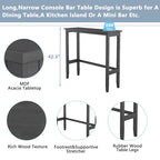 3-Piece Farmhouse Dining Set with Rectangular Table & 2 Chairs