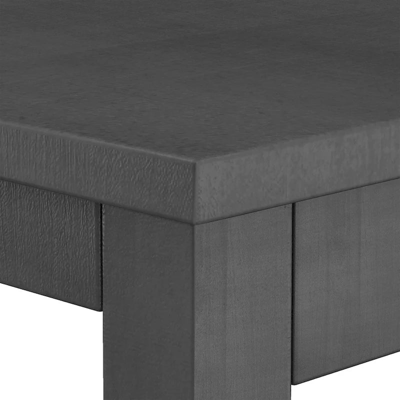 3-Piece Farmhouse Dining Set with Rectangular Table & 2 Chairs
