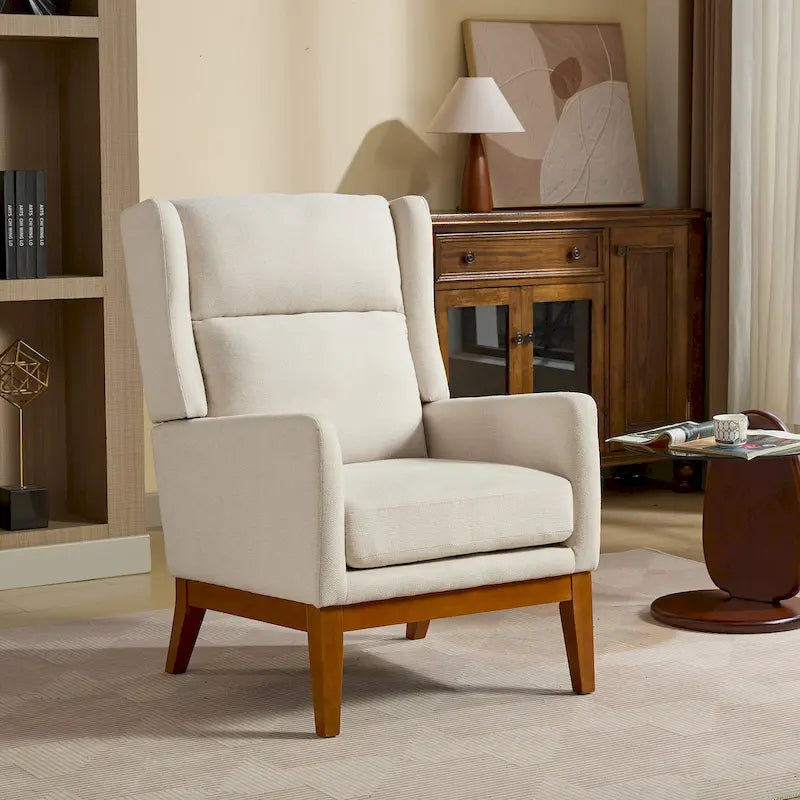 26.18 High Back Upholstered Arm Chair