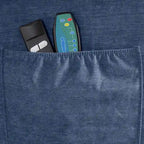 Blue Power Lift Recliner with Heat, Massage, USB Charging, Side Storage, and Remote Control