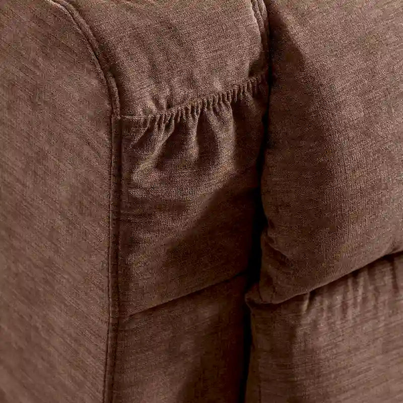 Blue Power Lift Recliner with Heat, Massage, USB Charging, Side Storage, and Remote Control