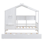 Queen Upholstered Bed with Wingback Headboard and Four Drawers