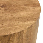 15.7 Modern Round Coffee Table with Fashionable Pattern and Stable Base for Living Room