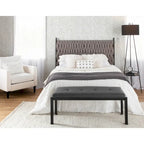 Silver Orchid Braided Matisse Queen Headboard