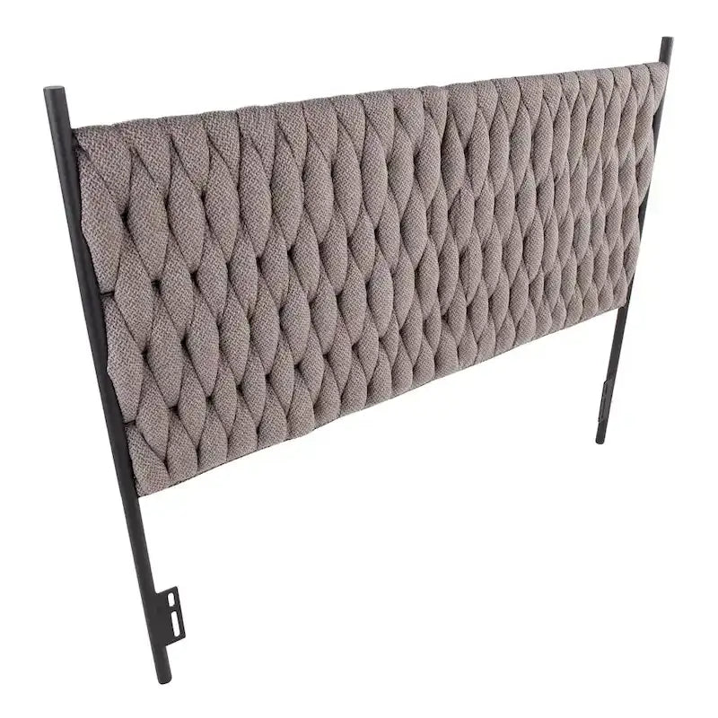 Silver Orchid Braided Matisse Queen Headboard
