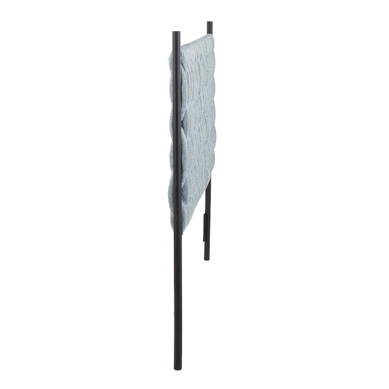 Silver Orchid Braided Matisse Queen Headboard