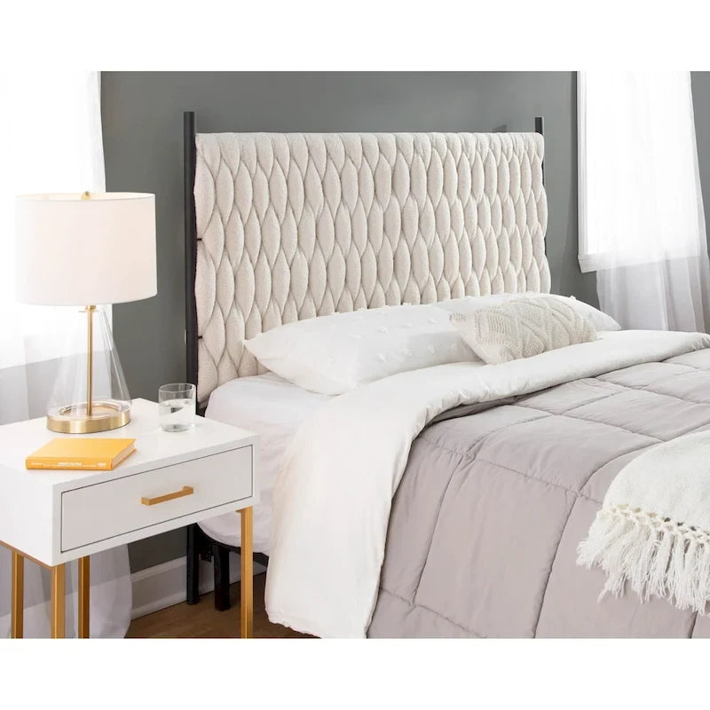 Silver Orchid Braided Matisse Queen Headboard