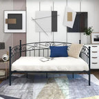 Twin Size Black Metal Vintage Daybed